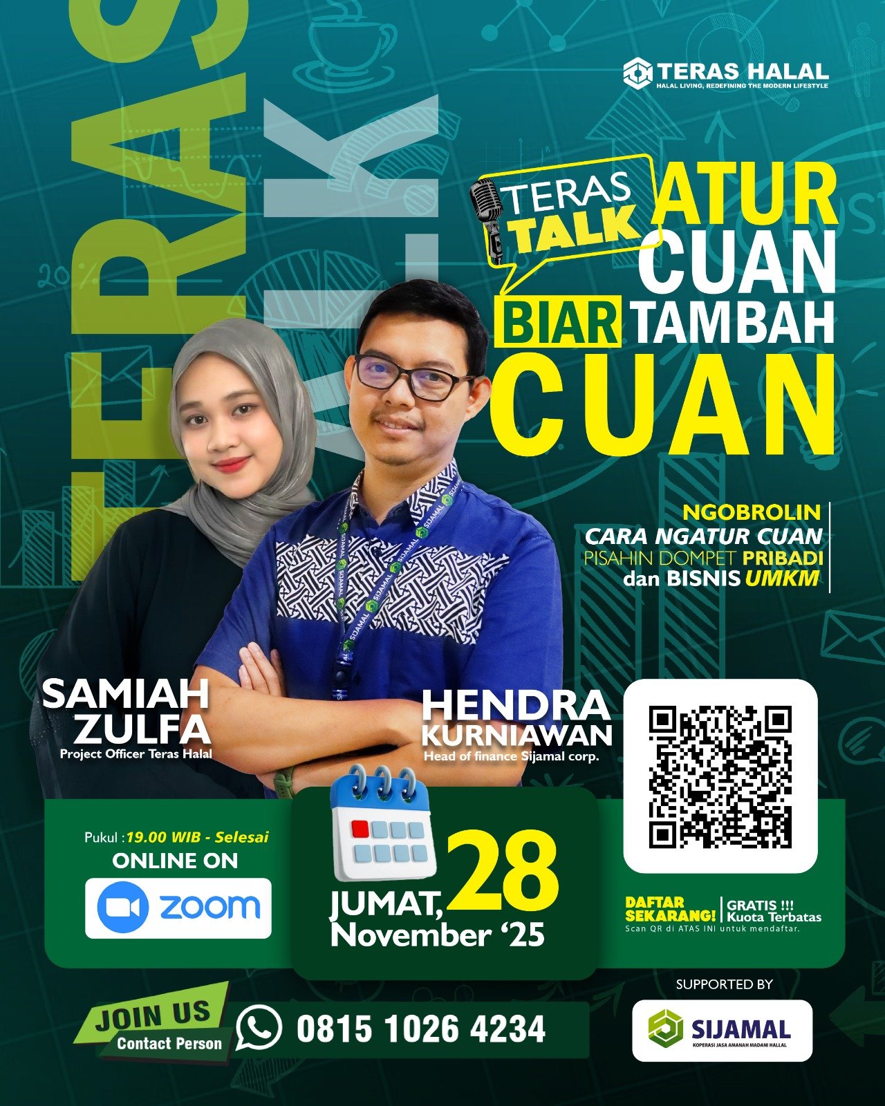 Poster Webinar Marketing Digital